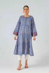 1-PC PRINTED LAWN SHIRT WITH EMBROIDERED PATTI SCNP